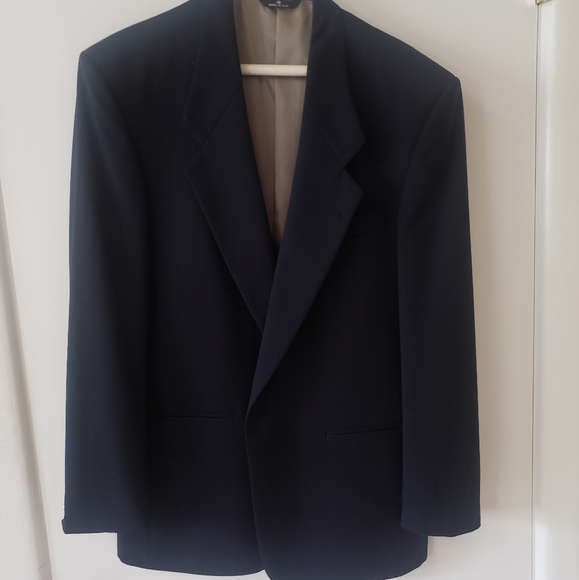 NAVY PERRY ELLIS SPORTS COAT SIZE 40 - Picture 1 of 4